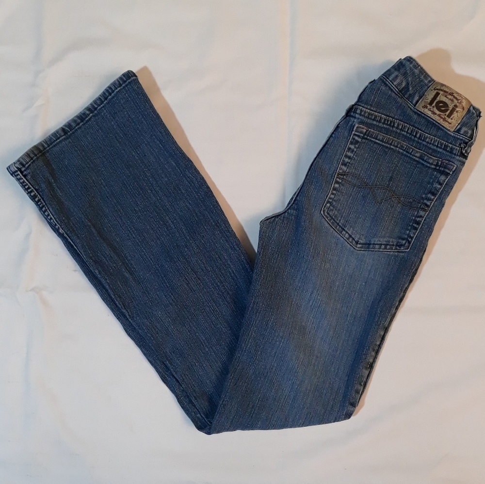 Vintage 90s LEI Flared Bottoms Jeans Girls 12 Reg